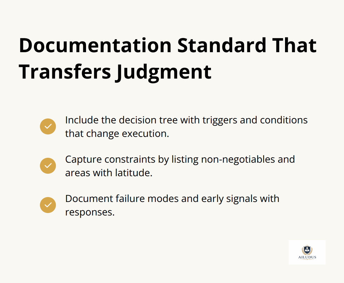 Key elements to encode reasoning in process docs - operating systems for entrepreneurs